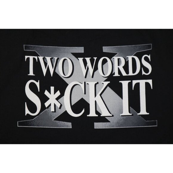 Vintage WWE D-Generation X T Shirt Two Words Suck It Wrestling Graphic Tee 2XL - Picture 6 of 7